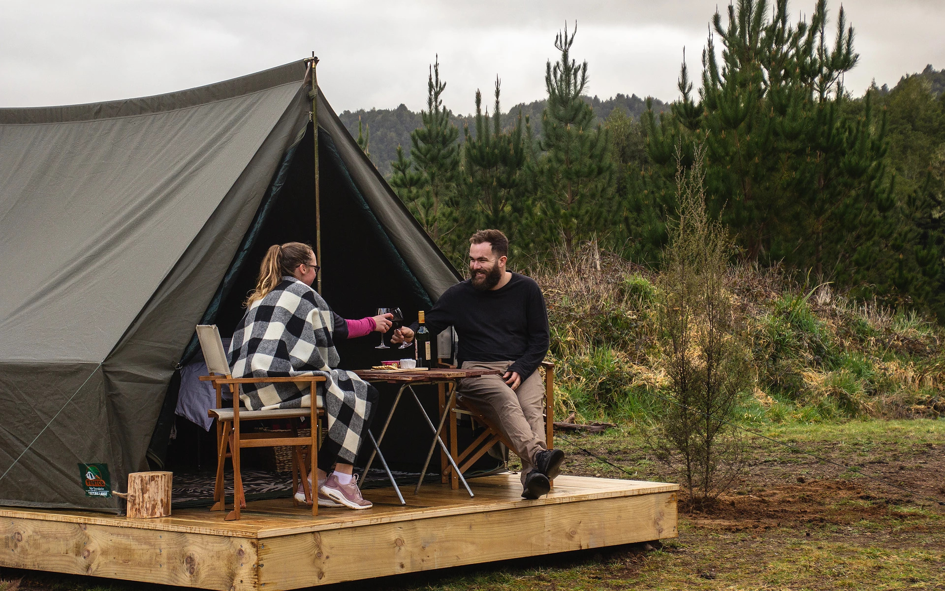 Timber trail clearance camping